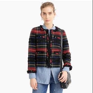 J crew plaid blazer